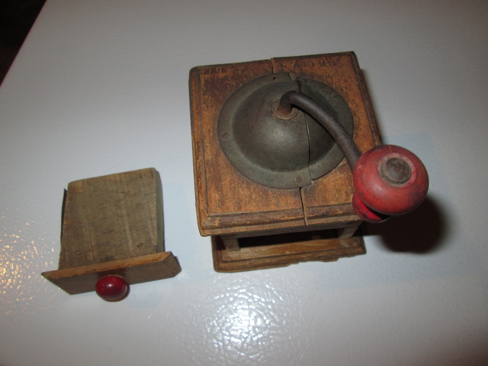 Antique Salesman Sample Children's Toy Coffee Grinder