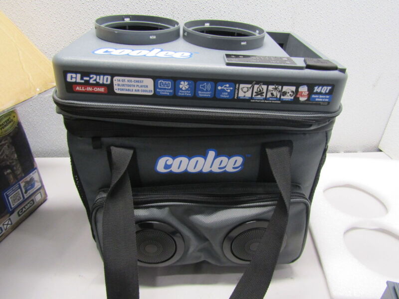 Cool Boss Coolee 3-in-1 Portable Air Cooler 12VDC Gray/ Blue