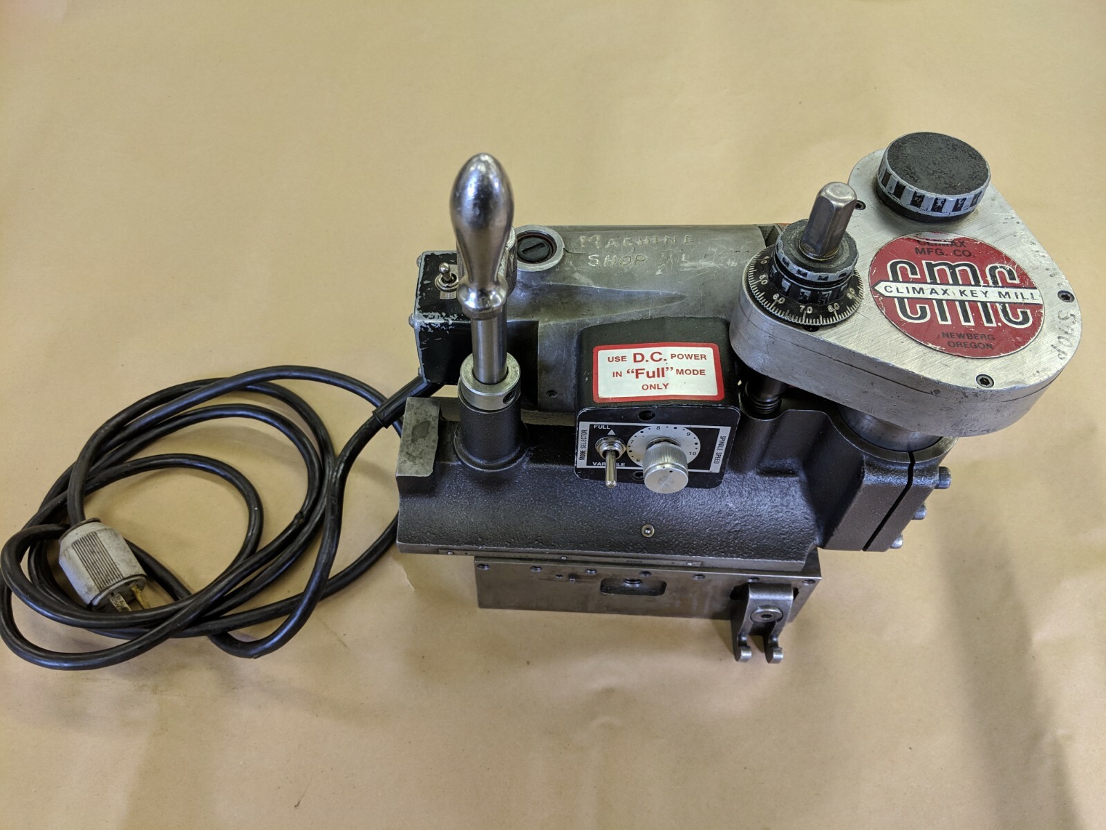 Climax Model 65 Portable Key Mill