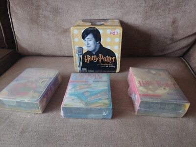 Harry Potter Audiobooks Limited Edition Tin Cassettes Stephen Fry Brand New Read