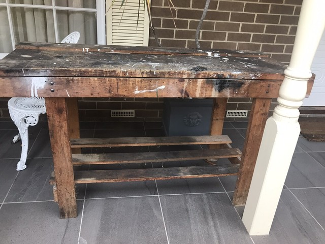 Garage WORKBENCH solid wooden | Tool Storage & Benches ...