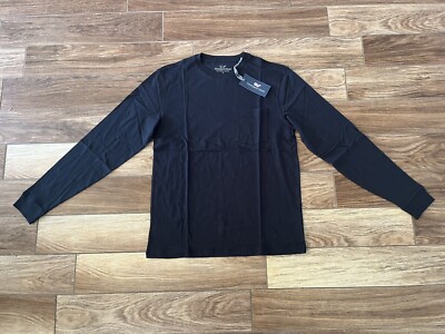 NEW WITH TAGS Men s Vineyard Vines Black Small Long Sleeve T-Shirt