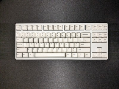 Zoom TKL EE Keyboard White Case & Glass SS PVD Mirror Gold Wired and Wireless