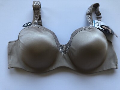 NWT Playtex Secrets BODY REVELATION Underwire Bra 4823  42C Beige