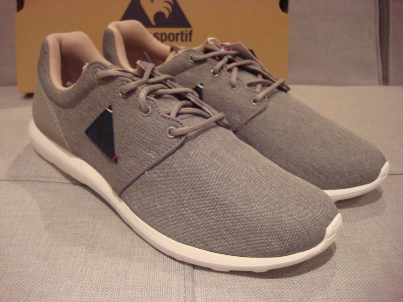 LE COQ SPORTIF MENS DYNACOMF 2 TONES SIZE 10 TITANIUM SESAME SHOES - BRAND  NEW | eBay