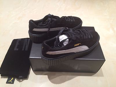 Puma Rihanna Nero Bianco in Pelle Scamosciata Creepers Scarpe Da Ginnastica fenty tutte le taglie 3 4 5 6 7 8 | eBay