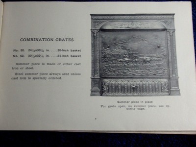 RARE 1906 CATALOGUE COAL & WOOD GRATES DAWSON BROS HALSTED&MILWAUKEE CHICAGO IL