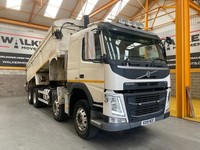 VOLVO FM 370 *EURO 6* 8X4 ALUMINIUM INSULATED TIPPER – 2015 – KX15 MZE