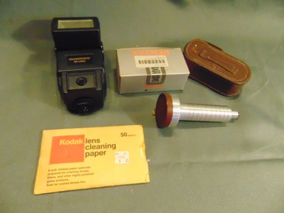 Camera attachment Polaroid Light Reducer Pentax Cable Quantary QB6500A flash vtg