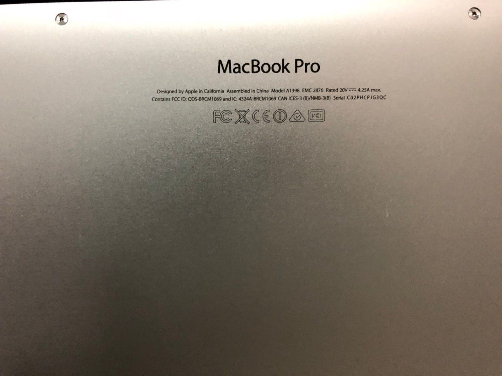 Mid 2014 Macbook Pro 15