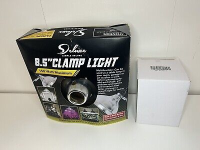 Simple Deluxe 100W Ceramic Reptile Heat Lamp Bulb & 150W Clamp Light with 8.5"