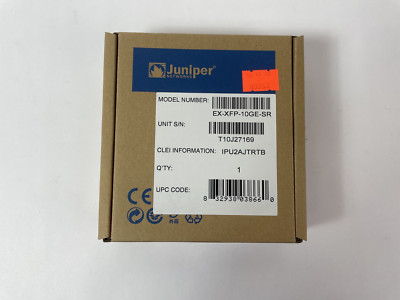 NEW JUNIPER EX-XFP-10GE-SR 10GGBPS DUPLEX LC CONNECTOR XFP TRANCIEVER MODULE