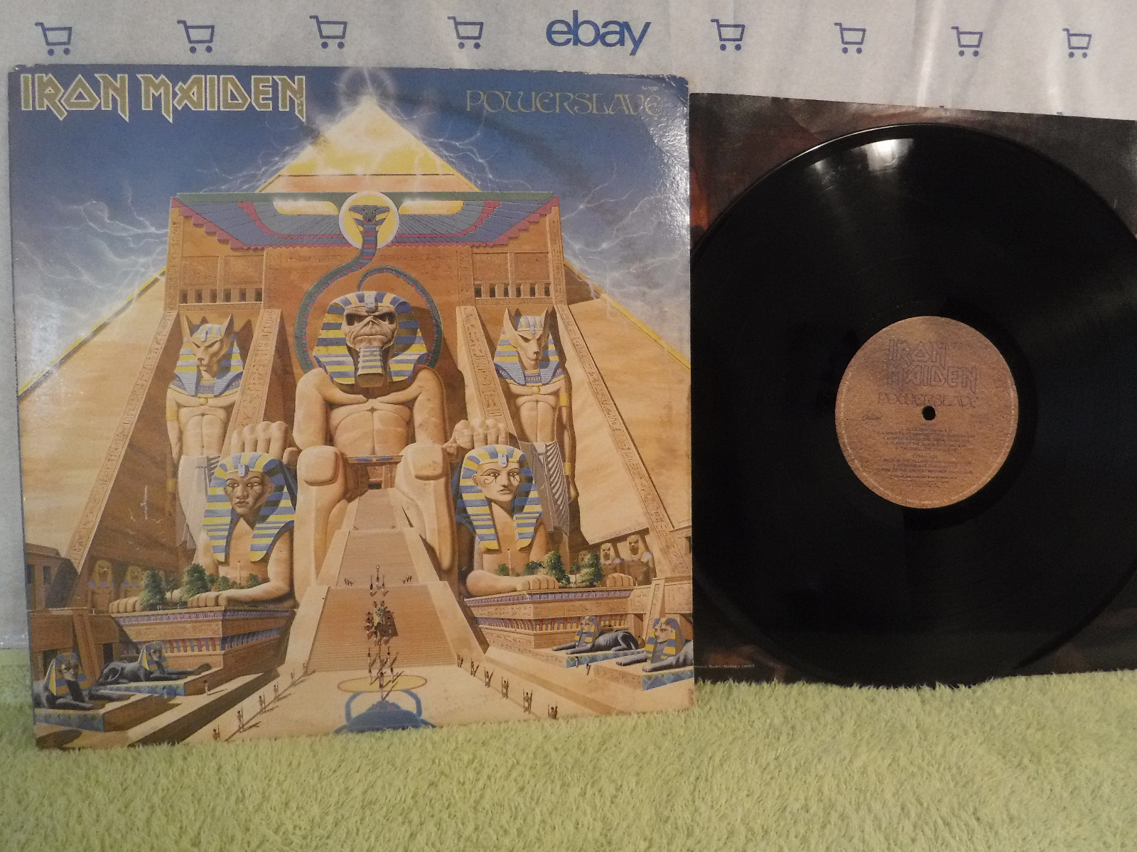 Iron Maiden, Powerslave, Capitol Records SJ 12321, 1984