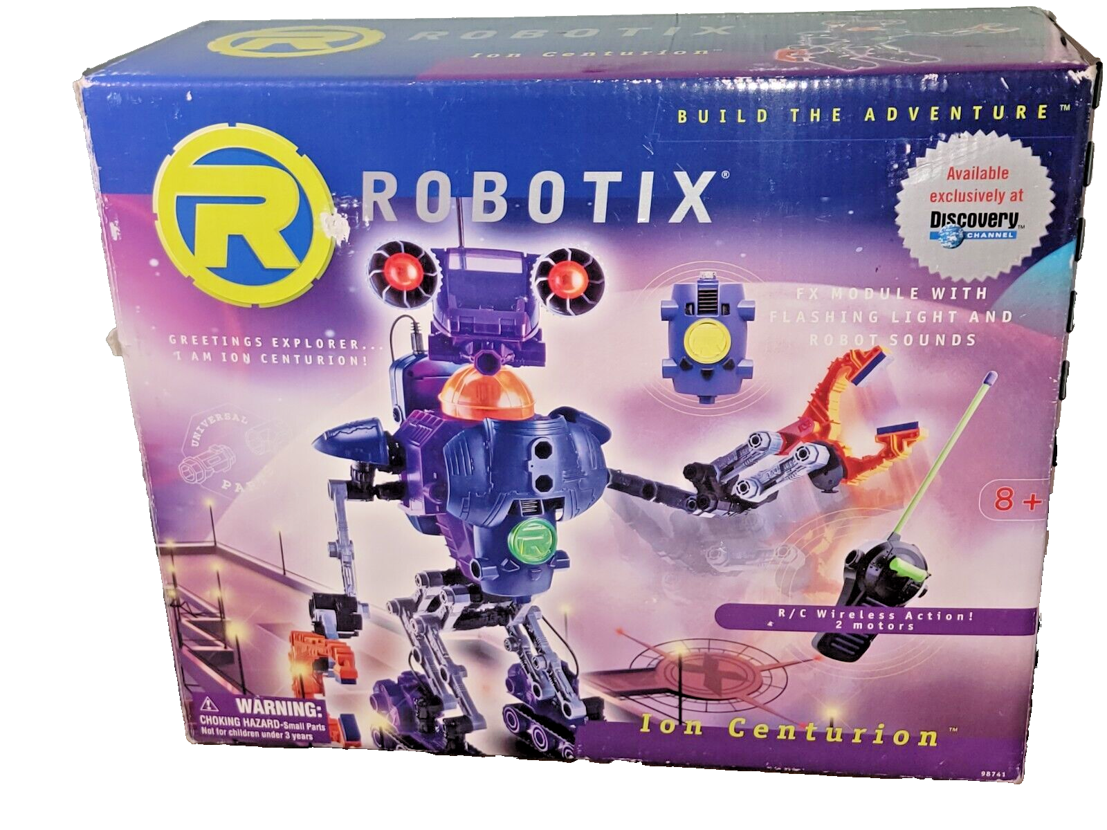 Vintage Robotix Buid The Adventure Ion Centurion R/C