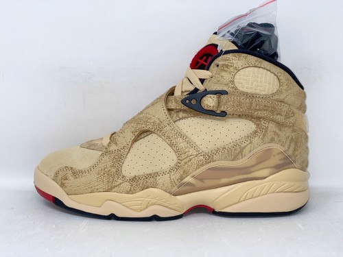Air Jordan 8 Samurai Rui Hachimura Tan Sneakers, Size 5.5