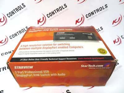 StarTech.com SV231DPUA 2Port USB Display KVM Switch With Audio