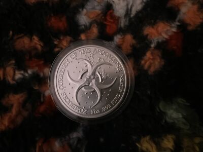 OZROSAURUS / OZBUM ~A•UN~ 1 oz Zombucks World Kangaruin Silver Round (New) l JM Bullion™