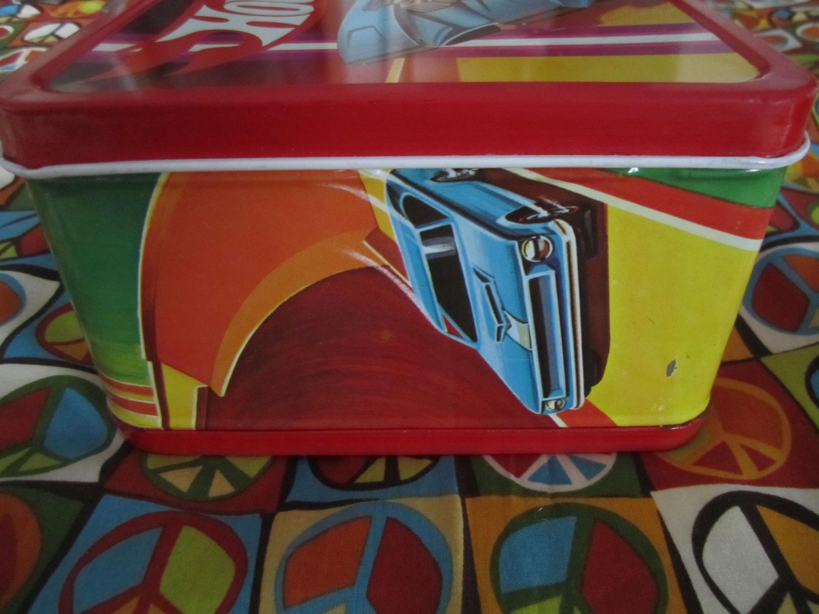 Hot Wheels Lunchbox Lunch Box and Thermos 1969