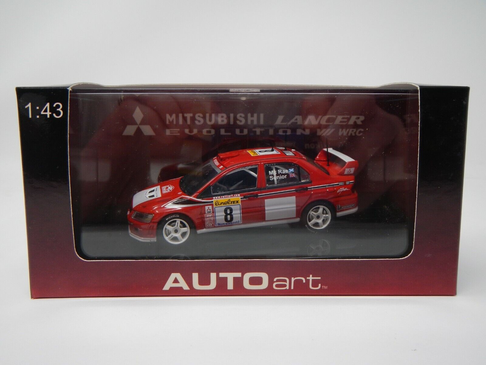 AutoArt Mitsubishi Lancer Evolution VII WRC 2002 McRae AutoArt Mitsubishi Lancer Evolution VII WRC 2002 McRae