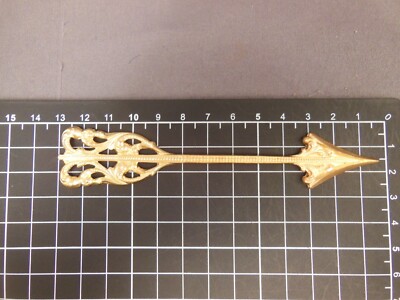 Brass Fancy Arrow X-Large jewelry finding (osb133)