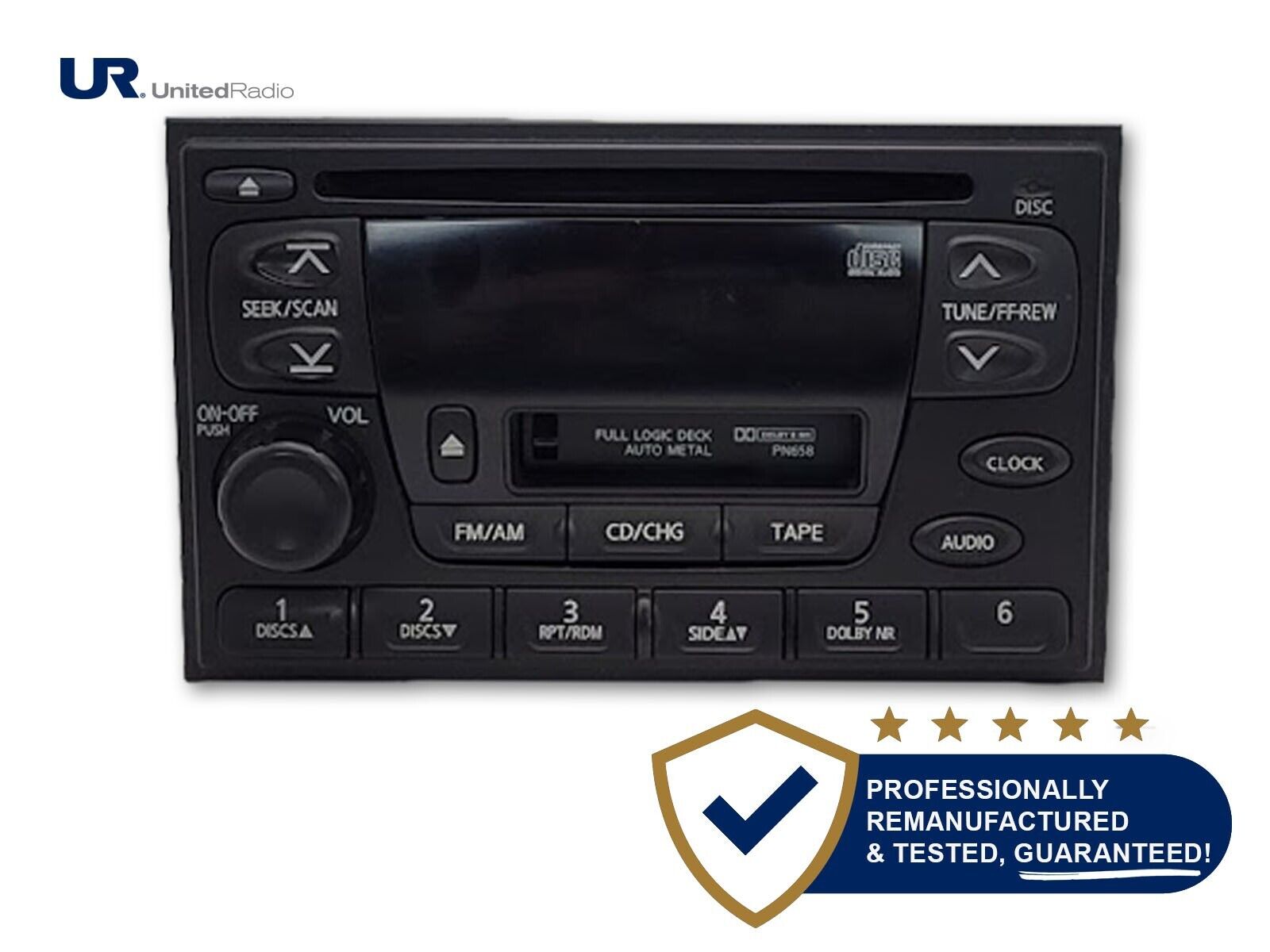 281887Z000 VINTAGE AM/FM/CASSETTE/CD RADIO FOR 2000-2001 NISSAN XTERRA CQJN7910X 281887Z000 VINTAGE AM/FM/CASSETTE/CD RADIO FOR 2000-2001 NISSAN XTERRA CQJN7910X