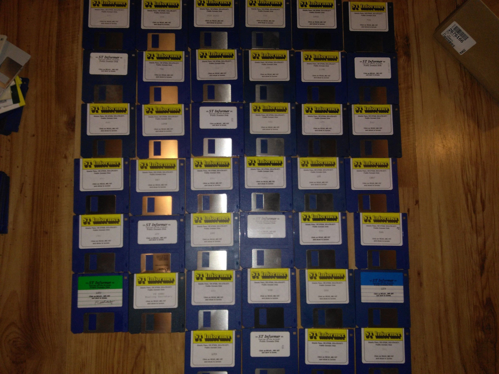 91 Atari ST Floppy Cover Disks, Games, Public Domain, Software, Plus 14 Amiga