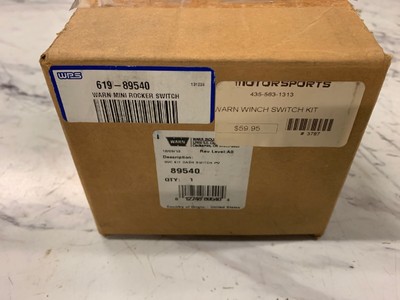 NEW WARN MINI ROCKER SWITCH DASH SWITCH #619-89540