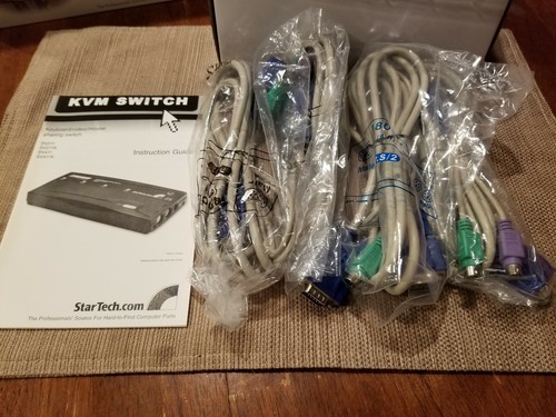 StarTech.com StarView SV411K - KVM switch - 4 ports **Brand New**