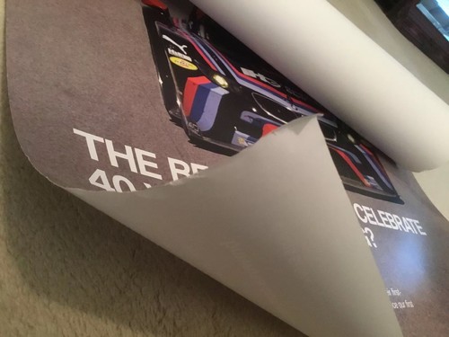 2015 BMW Team RLL Z4 GTLM Cars #24 &25 Winners Poster IMSA 36”x24”