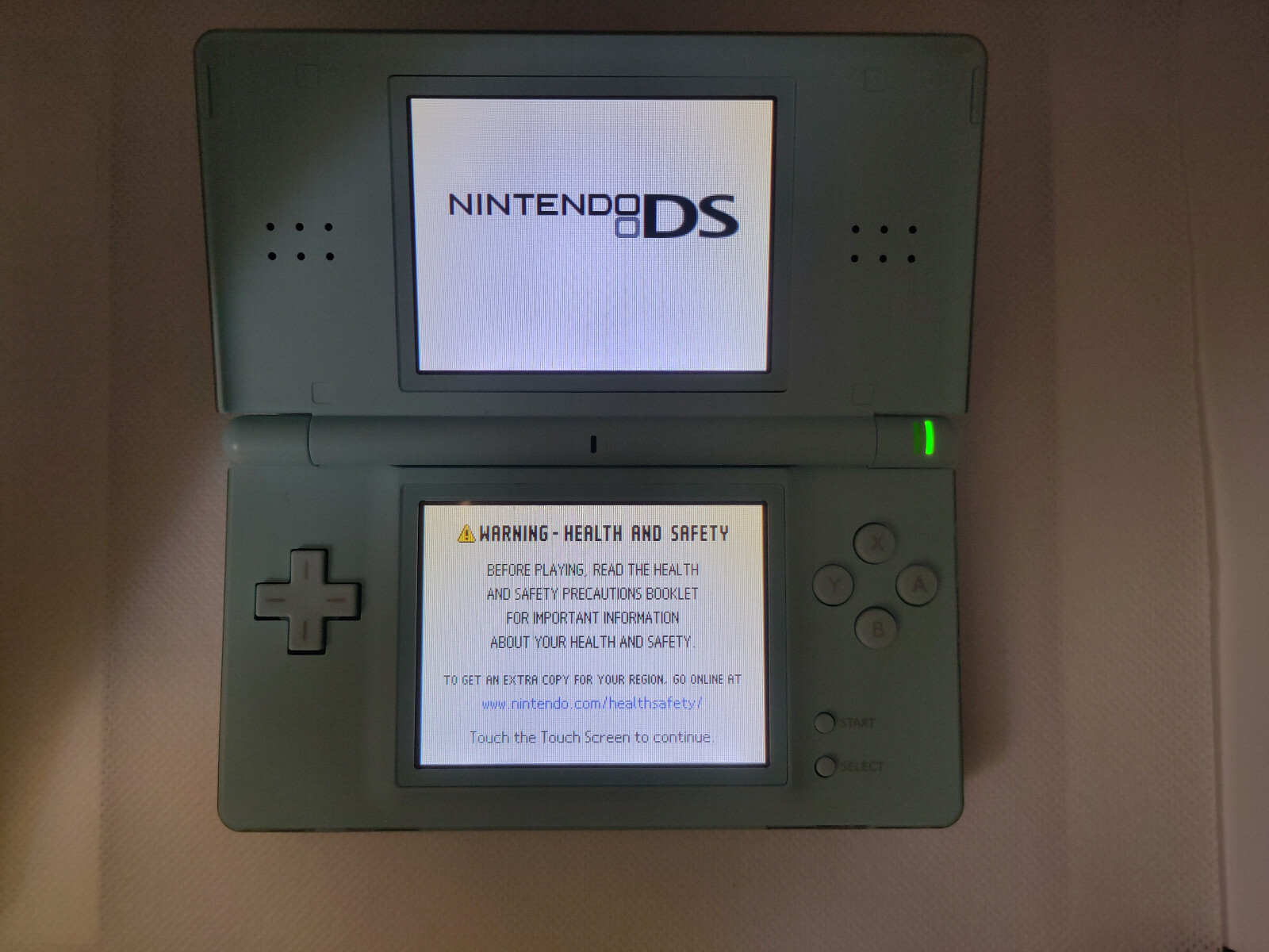 Nintendo DS Lite Handheld System, With Stylus, Charger, GBA Cover-TESTED/WORKING