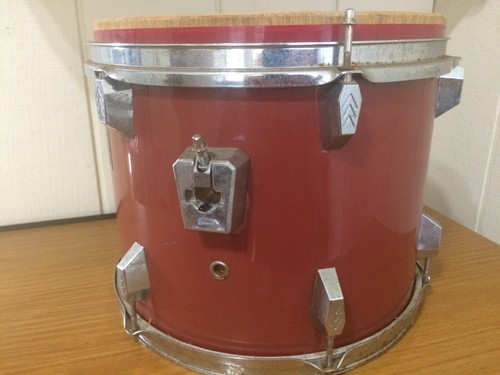 Mapex Venus 13 Round X 11 Mount Tom drum serial number 216658 red drum