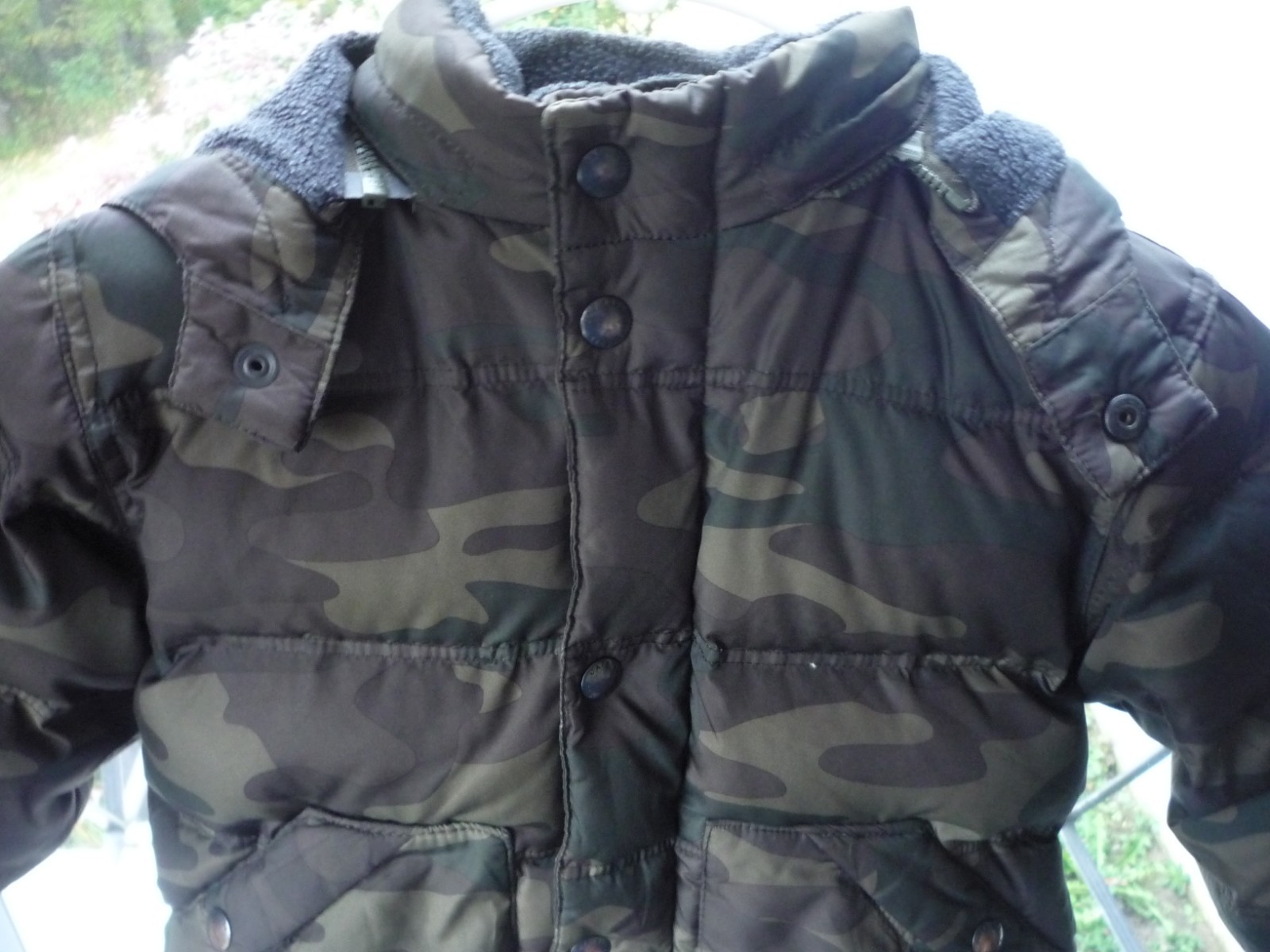 Baby Gap~Baby Boy Camo Down Warm Puffer Jacket~Size 2 Years~Warm! Nice!