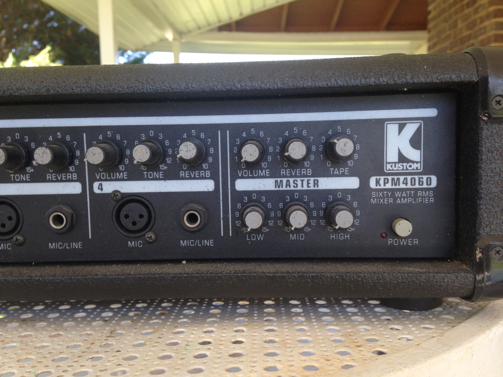 Vintage Amplifier Mixer 4 line USA Kustom KPM 4060 60 Watt custom works / clean