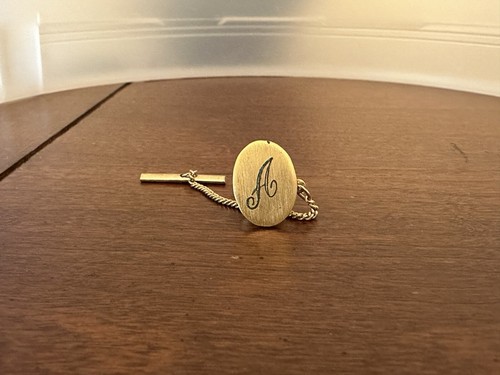 小物 50's style locket tie pin Vintage Sterling Silver Pin With Attached Locket - Etsy