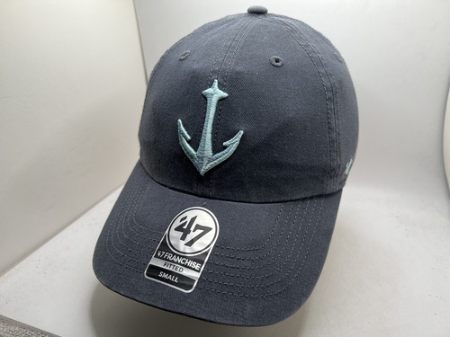 Seattle Kraken NHL 47'Brand Anchor Logo Embroidered Hat Cap