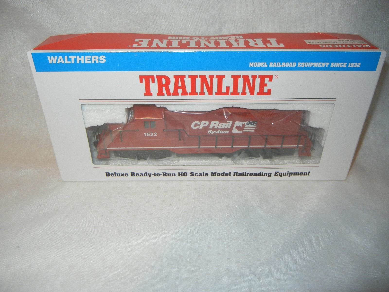 TRAINLINE (c) HO READY TO RUN DELUXE CANADIAN PACIFIC GP9M LOCOMOTIVE WALTHERS