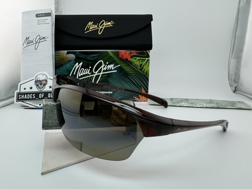 Pre-owned Maui Jim Hot Sands Mj 426-26 Rootbeer W/ Hcl Bronze Polarized Sunglasses
