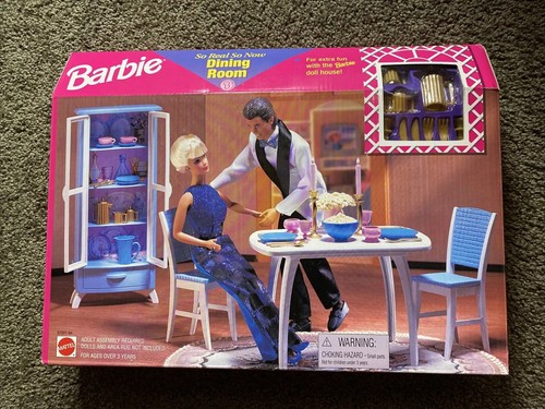 バービー　ダイニングルームセット Barbie Dining Room Furniture & Accessories Diorama Playset