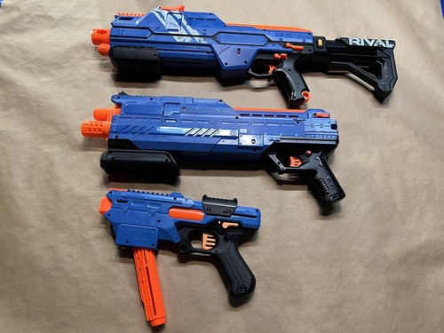 トイガン NERF RIVAL XVI-1200 Amazon.com: Nerf Rival Atlas XV- 1200 Blaster Toy, Red