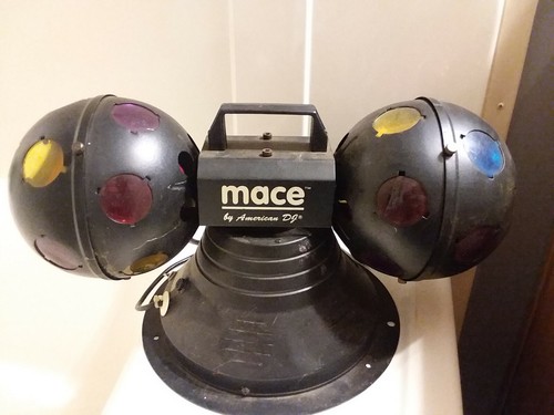 Vintage American DJ MACE  Rotating Dance Disco Ball Light Globe Spinning