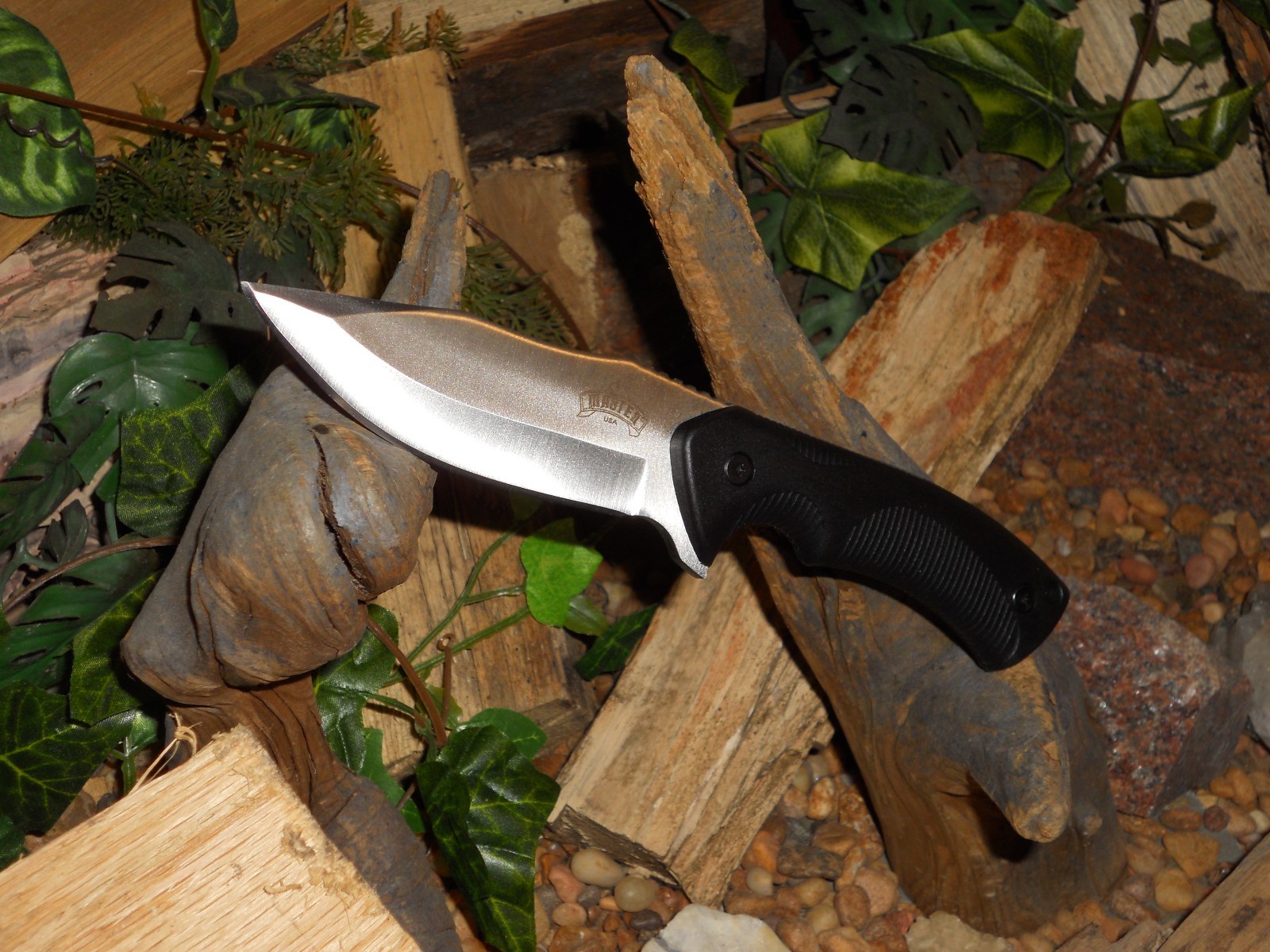 Master U.S.A/Knife/Blade/Bowie/Ultra Concealable/Kydex/Full tang 440SS/Survival