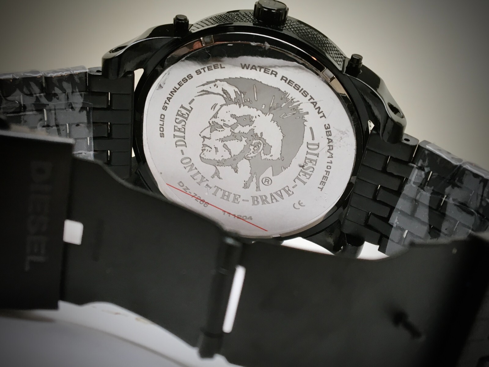 DlESEL DZ7266  Mr Daddy Chronograph Watch Black Dial /Blk Metal Band/NO BOX