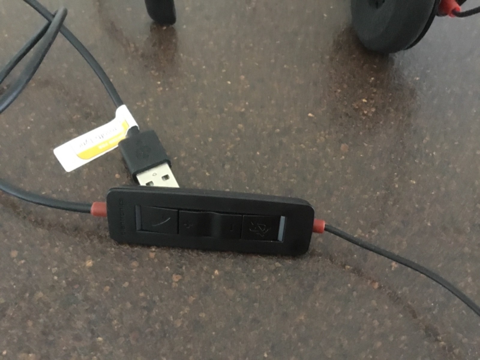 Plantronics Blackwire C310-M Black Headband Headsets Monoral USB