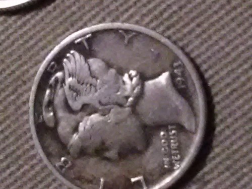 Mercury Dimes - Lot of 5, 1940's dates 90% Silver Mercury Dimes