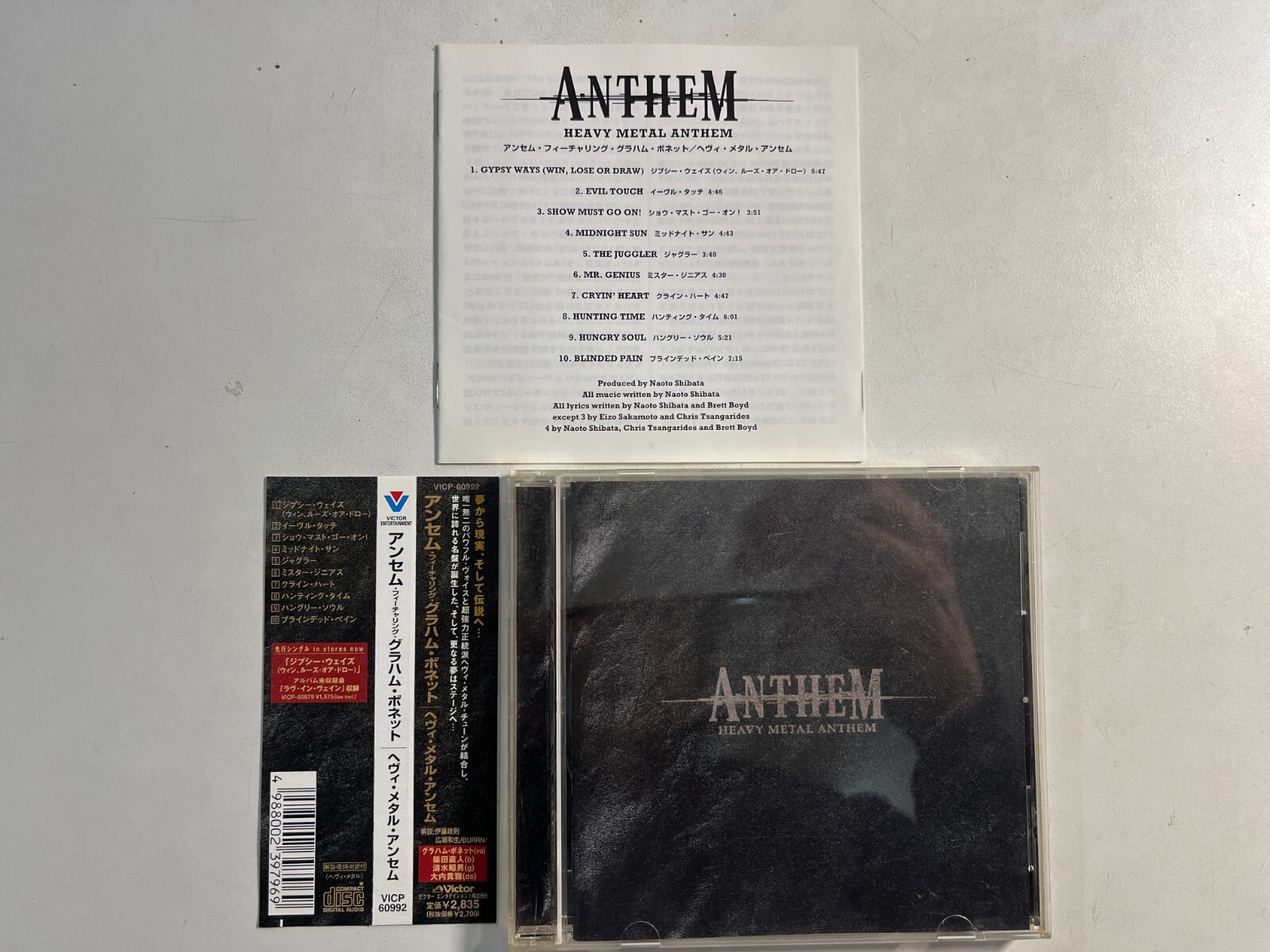 ANTHEM /HEAVY METAL ANTHEM /Japan CD OBI /VICP60992,#W23EI1