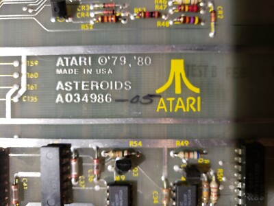 Asteroids Coin-op Arcade PCB board -  repair and refurbish service