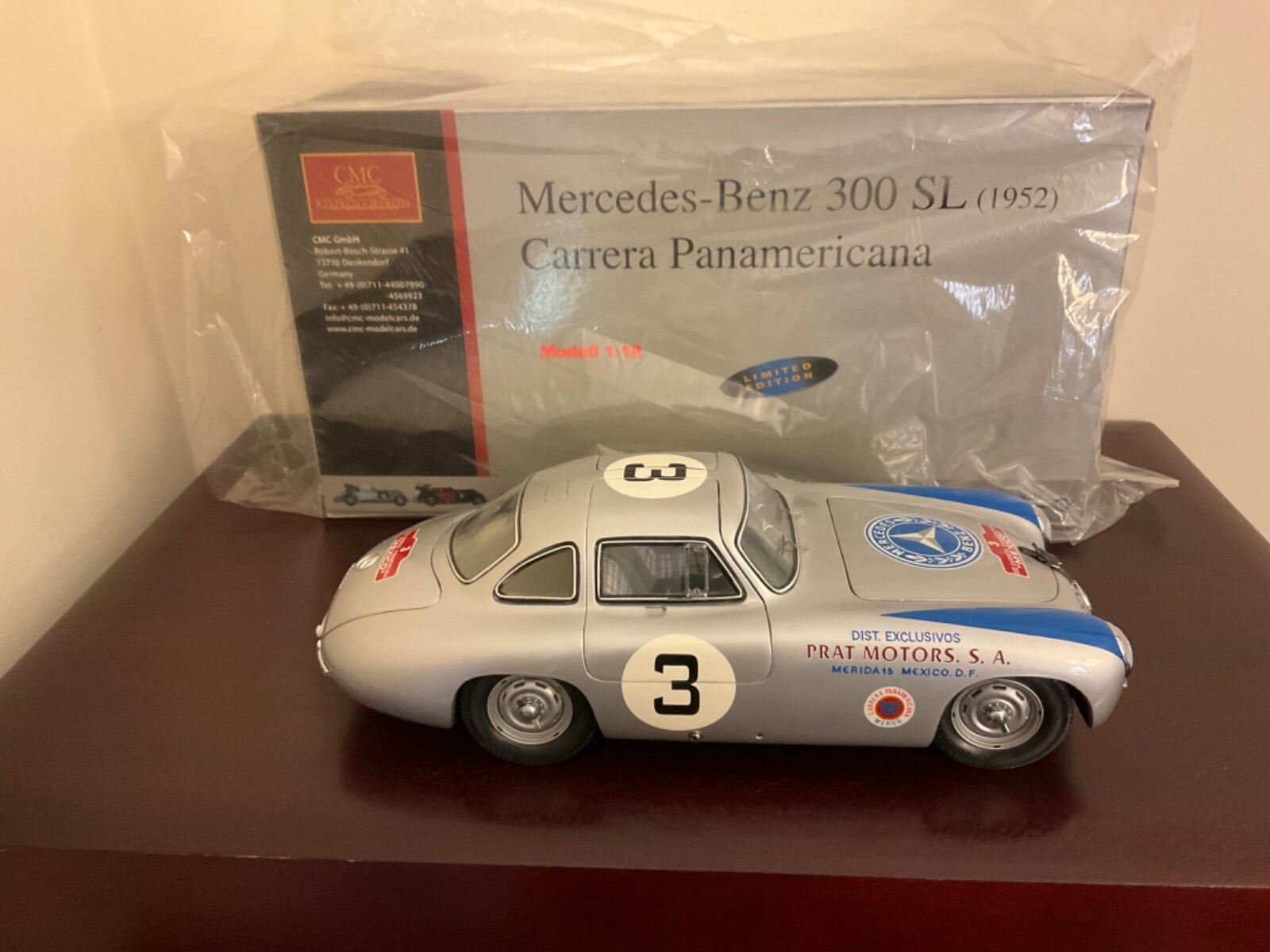1952 Mercedes-Benz 300SL Panamericana # 3 Hermann Lang, CMC