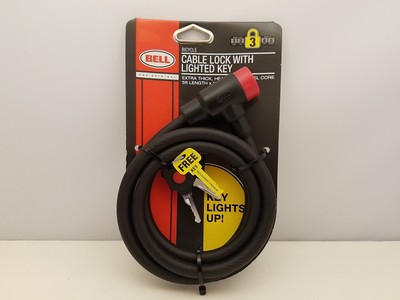 bell key cable bicycle lock