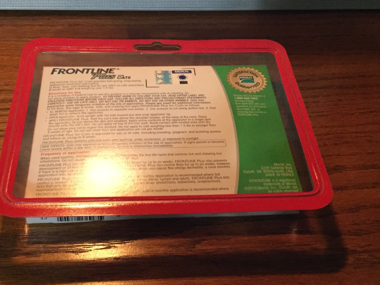 Frontline Plus Flea and Tick Control for Cats and Kittens 6 Doses BRAND NEW