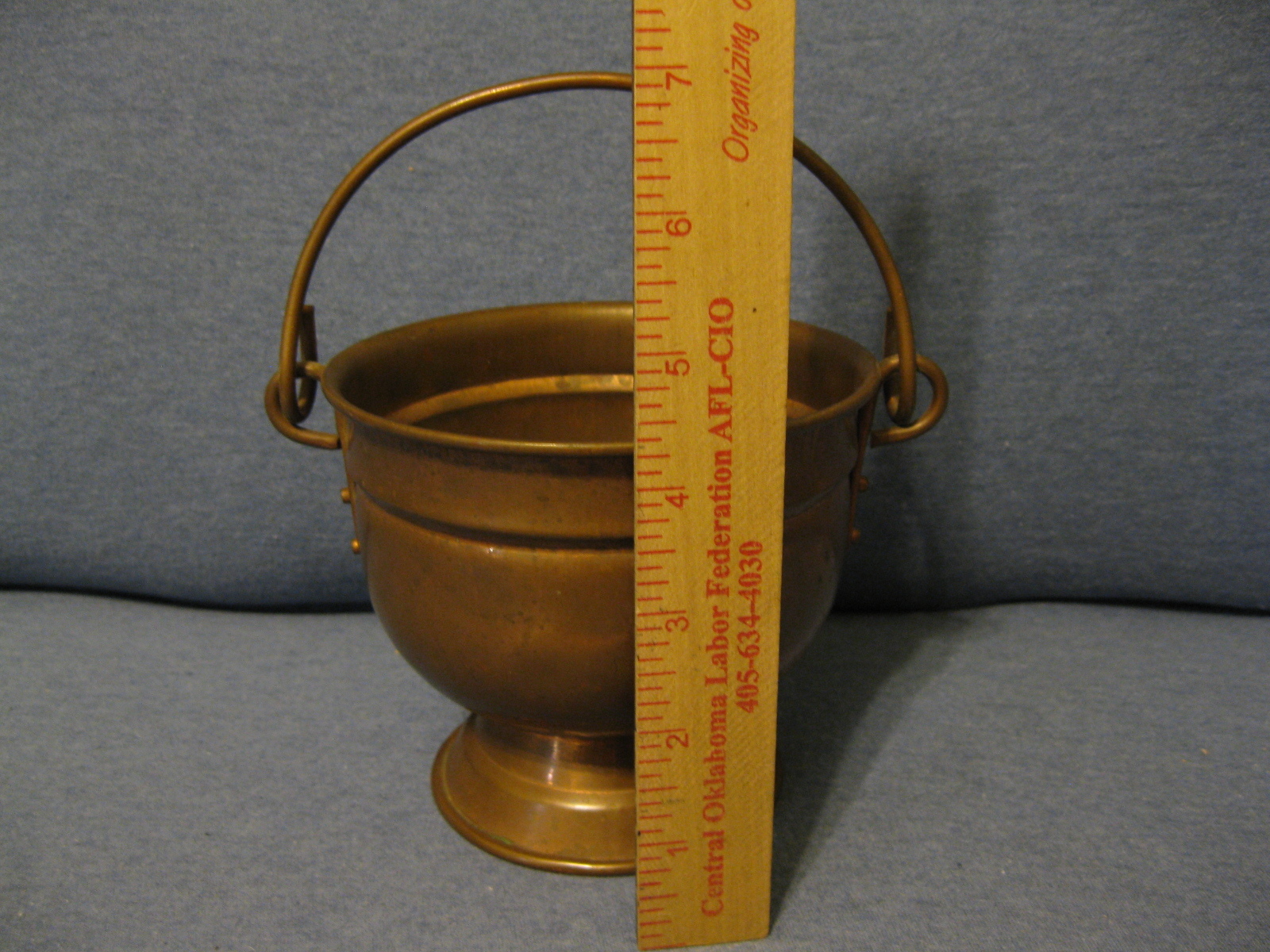 Copper Flower Pot w/Handle/5